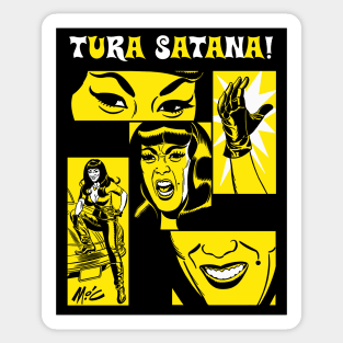 Tura Satana! by Mitch O'Connell Sticker